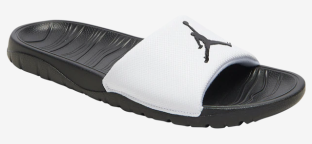 2019 Jordan Break Silde Sandals Black White Black Hydro
